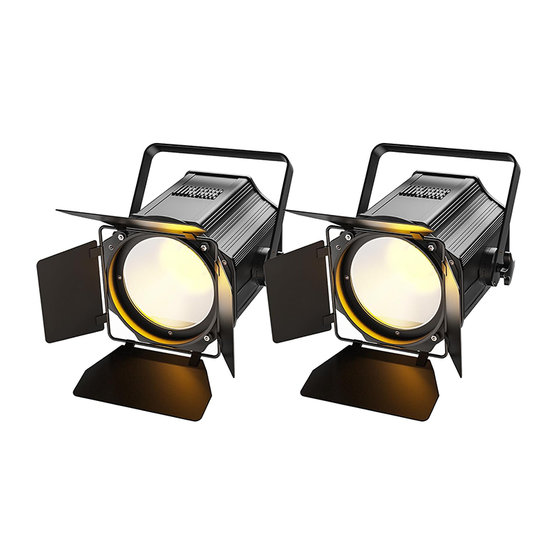 200W dual color COB par light with warm white and cool white-P27