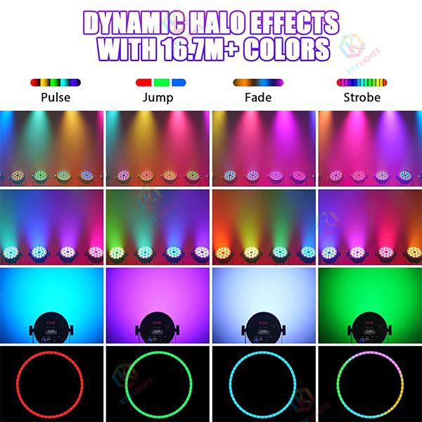 200W RGBW 4-in-1 Aluminum Fanless Silent Stage Light-P56