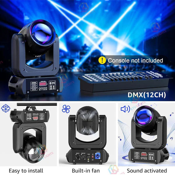 150W LED RGBW Beam Moving Head Light - E19
