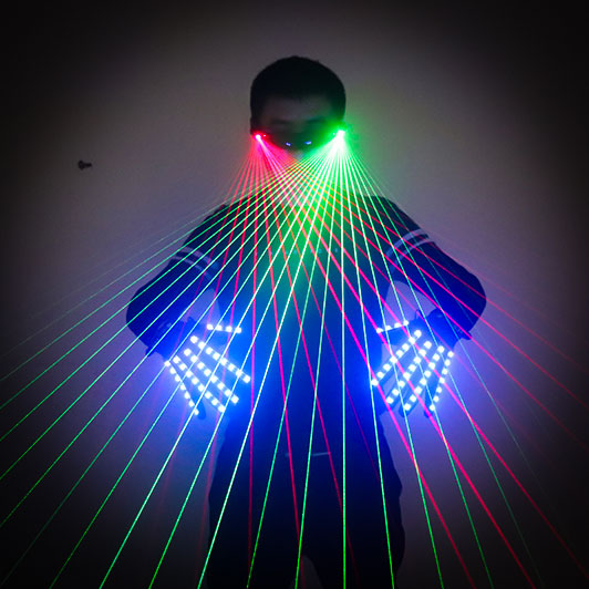 Party Gypsophila Laser Glasses Set-M1