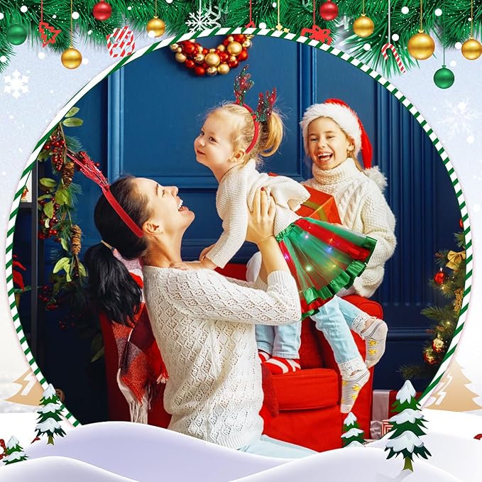 Halloween Pumpkin Led Light up Tutu Ballet Stage Show Kindergarten Skirts-M53