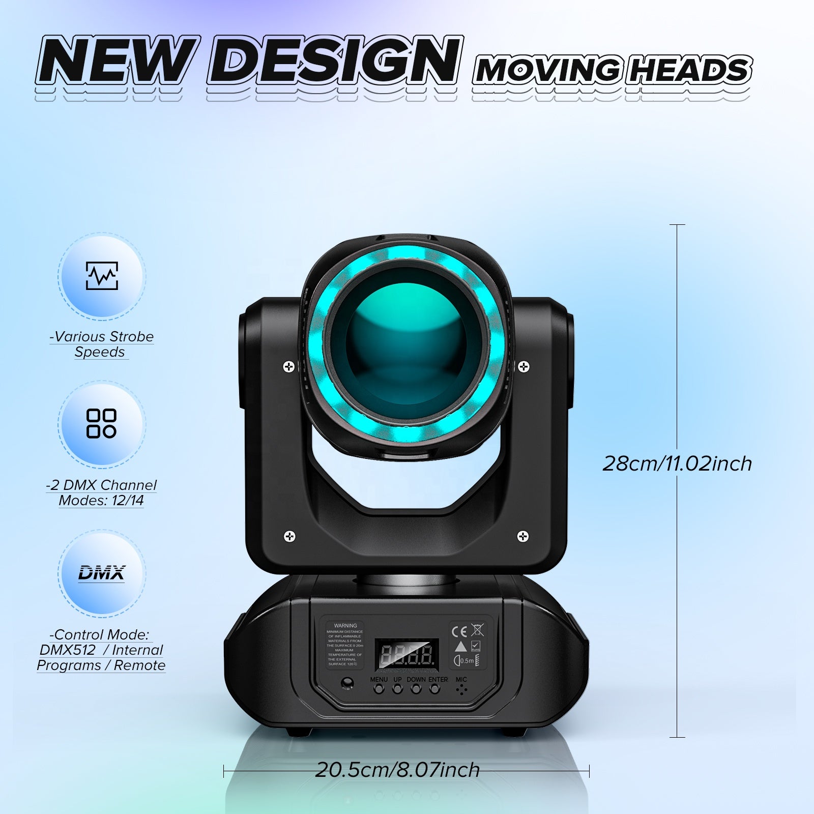 120W stage light pattern 8 color effect light - E41