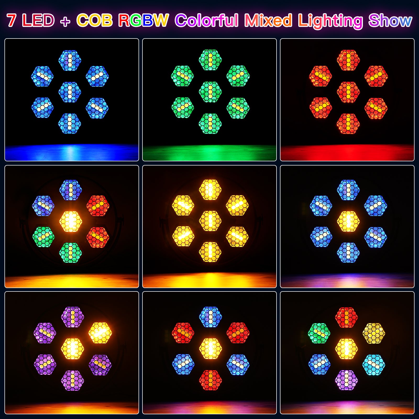 200W RGB COB LED Retro Flash Light -Y6