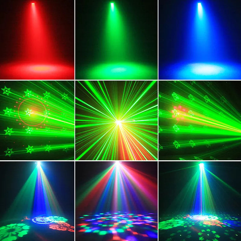 Five-in-one bee-eye magic ball beam light-C20