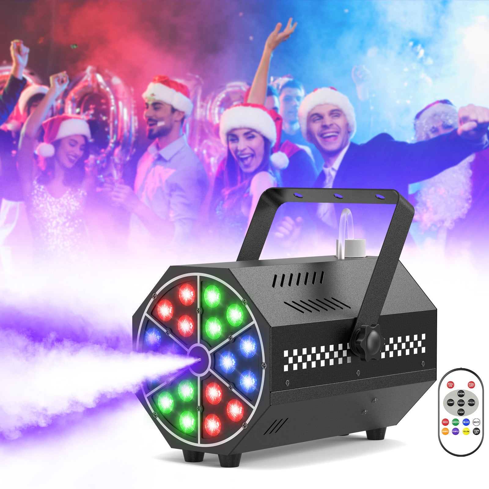 500W 18 LED RGB Halloween Fog Machine-Y2