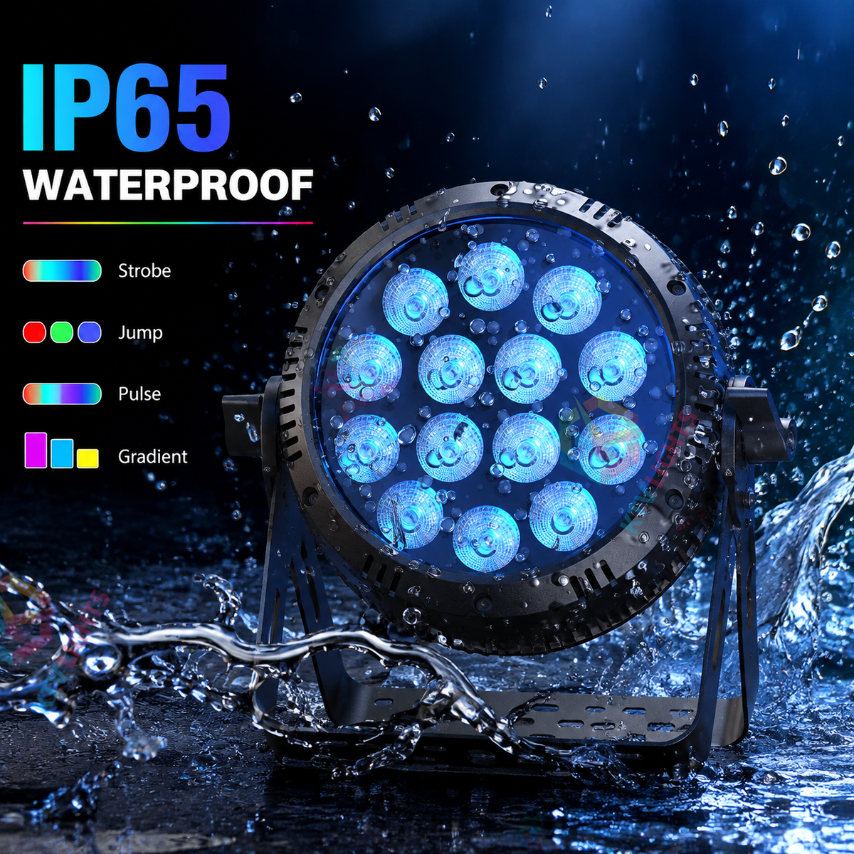 KTVLIGHTS 14x15W RGBW 4-in-1 Waterproof LED PAR Light-P32