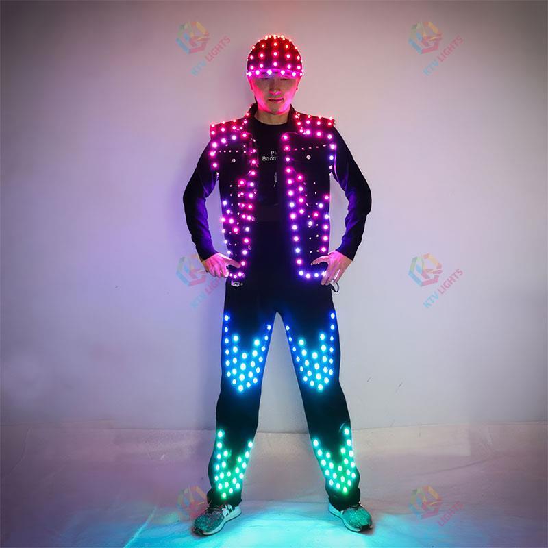 Full color LED clothing set