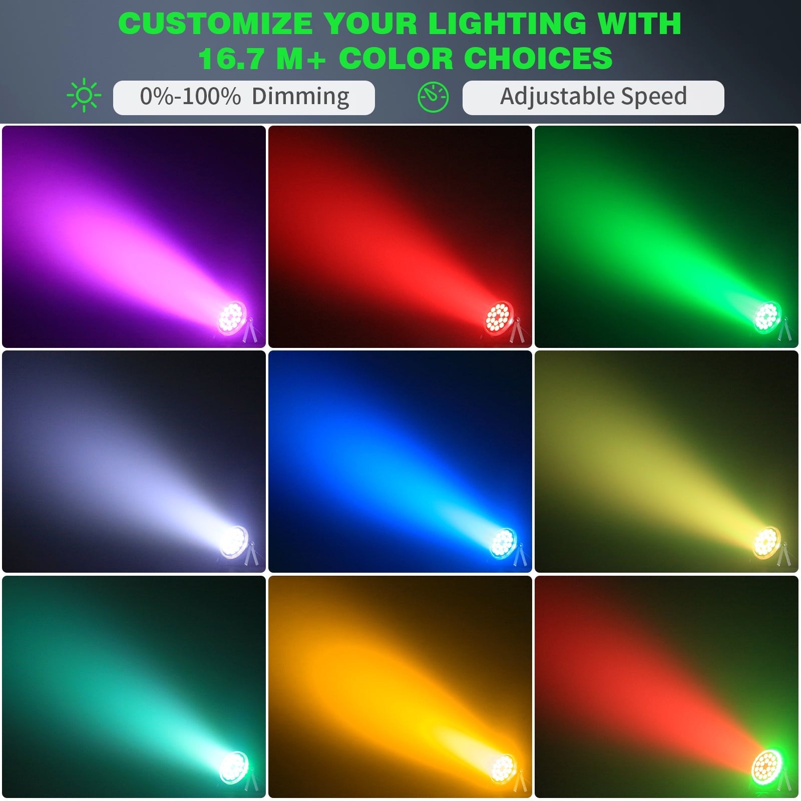 8X6W RGBW 4IN1 LED Par Light-P45