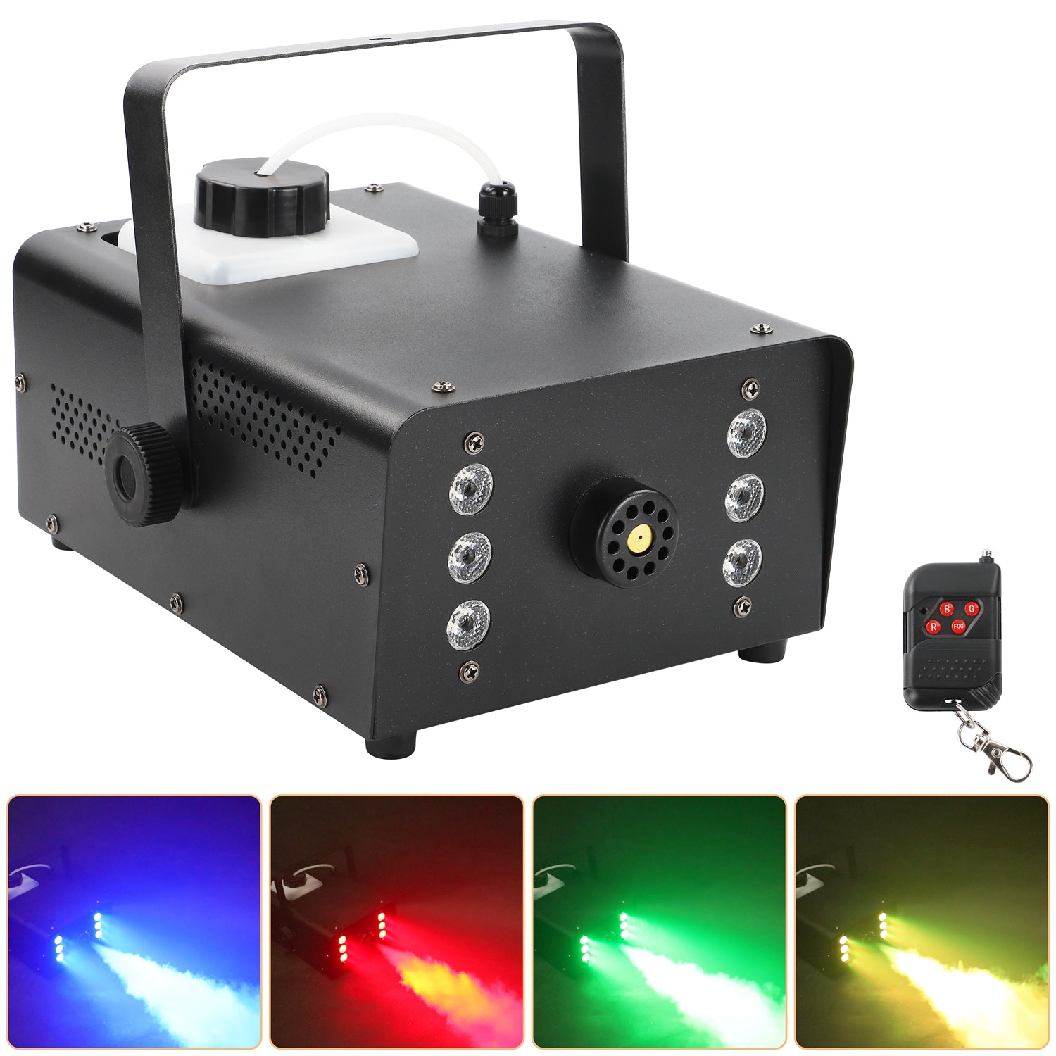 1500W Upgraded RGB 6LED Fog Machine - Y13