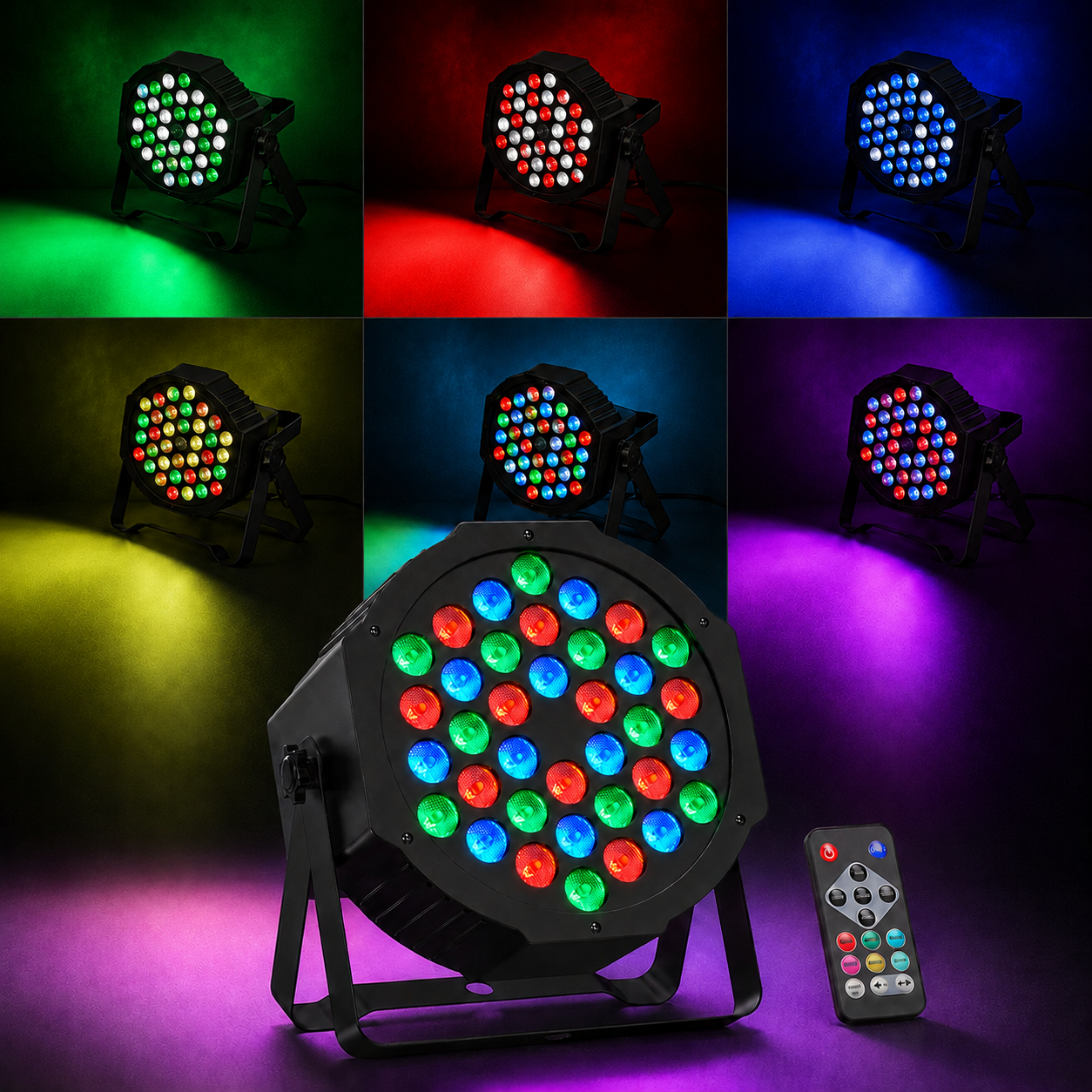 36-LED RGB Par Light DMX Stage Light-P57