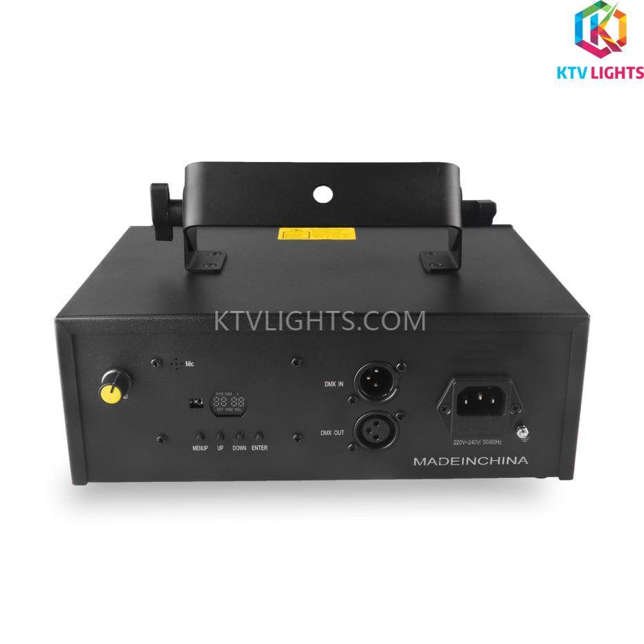Lumière laser d'animation 3D RGB 2-4w, commande vocale/lumière de scène DMX512-A7