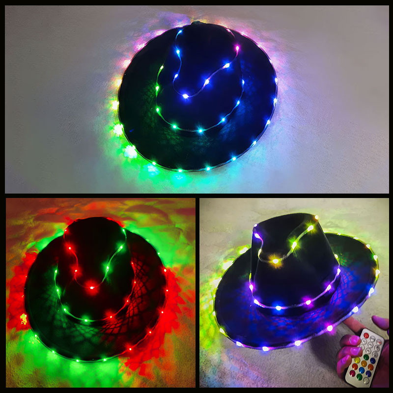 Full-Color Cool LED Hat for Party-M6