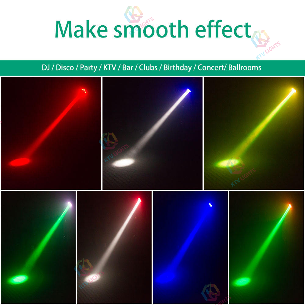 60W RGBW 7/11CH DMX512 Bean Aviation Par Light - P73