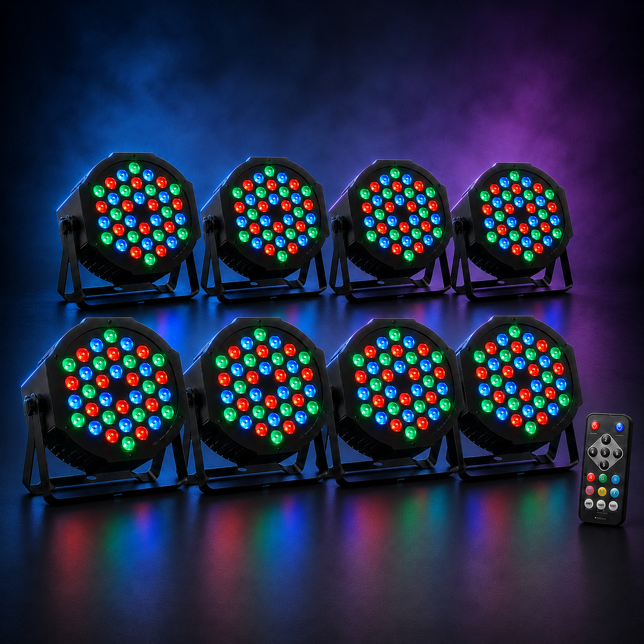 KTVLIGHTS 36-LED RGB DMX PAR Stage Light-P57