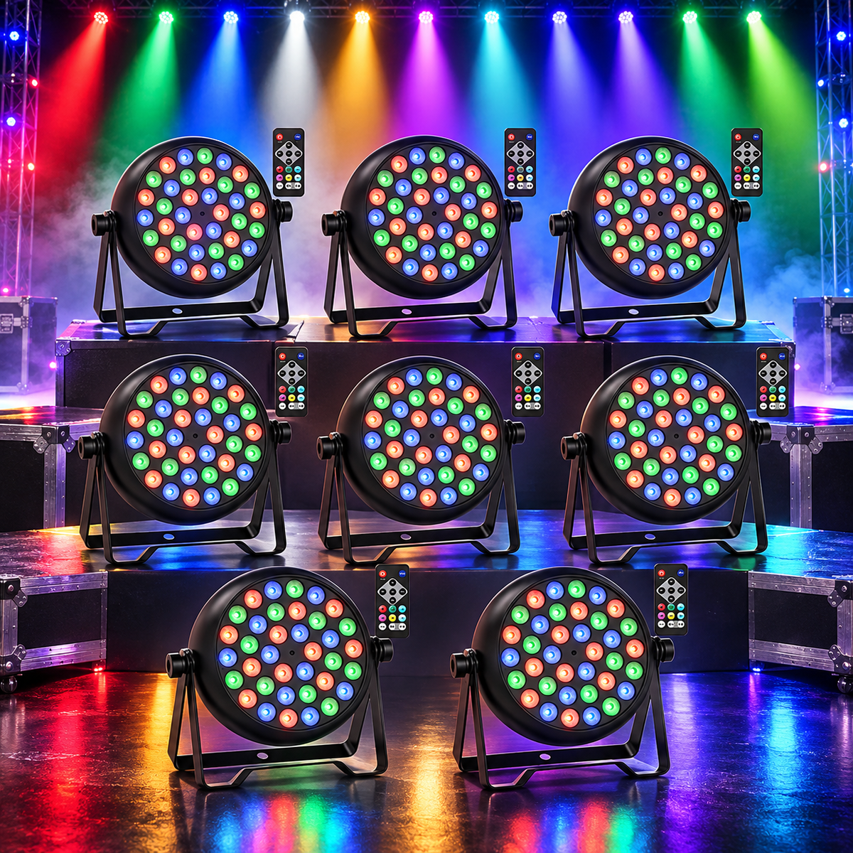 36 LED RGB Par Light DMX Stage Light-P58