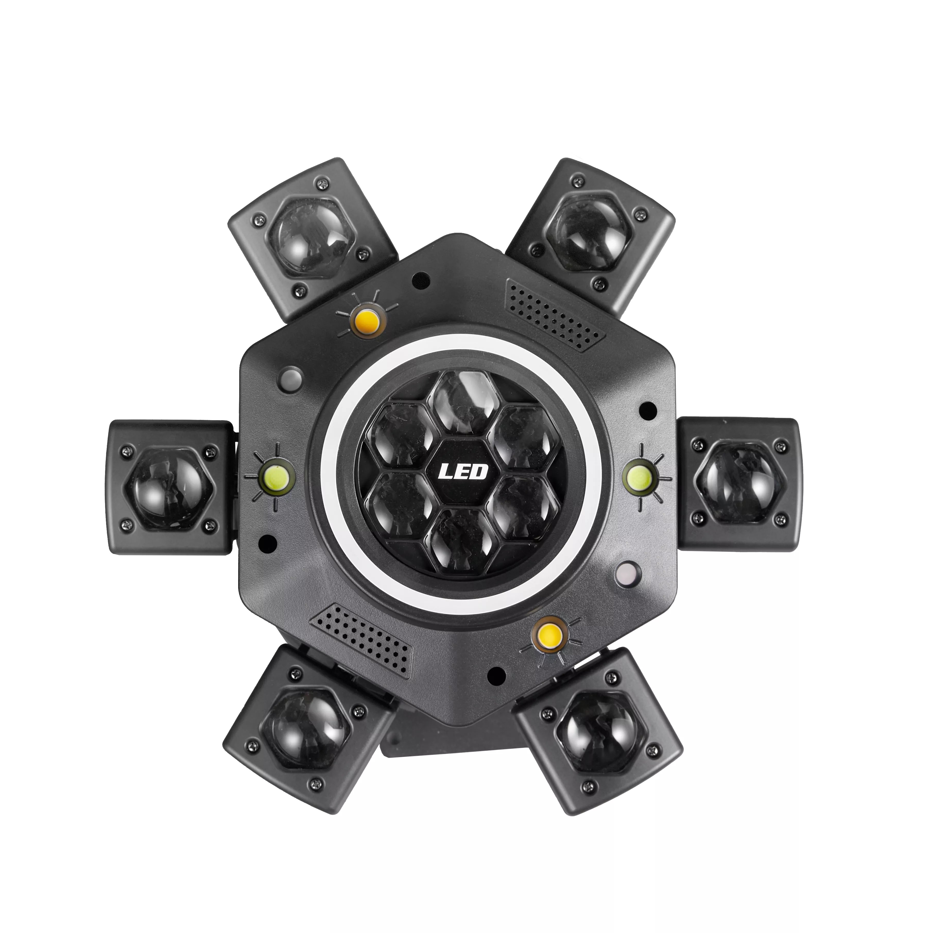 Six-arm beam pattern laser light-E11