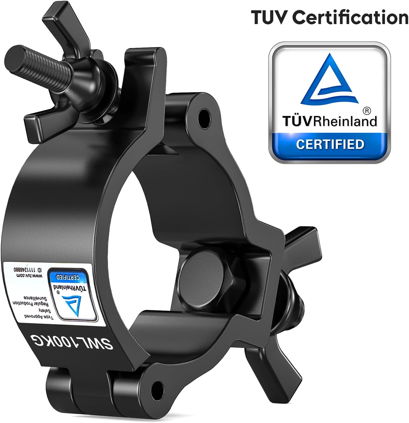 [4 Pack] Stage Lighting Clamps, TUV 2 Inch Truss Lighting Clamps