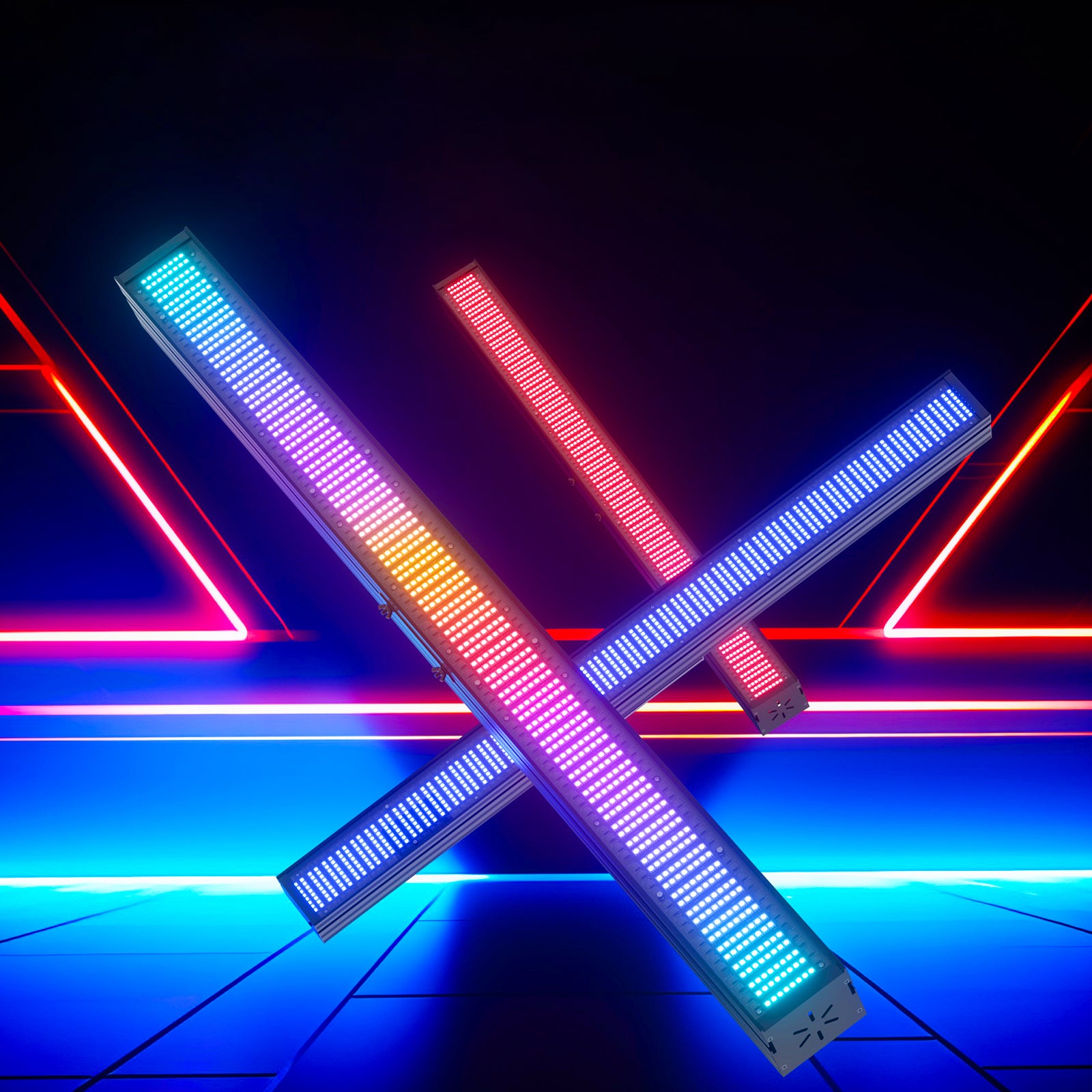 768 LED RGB long strobe light wall washer-X8