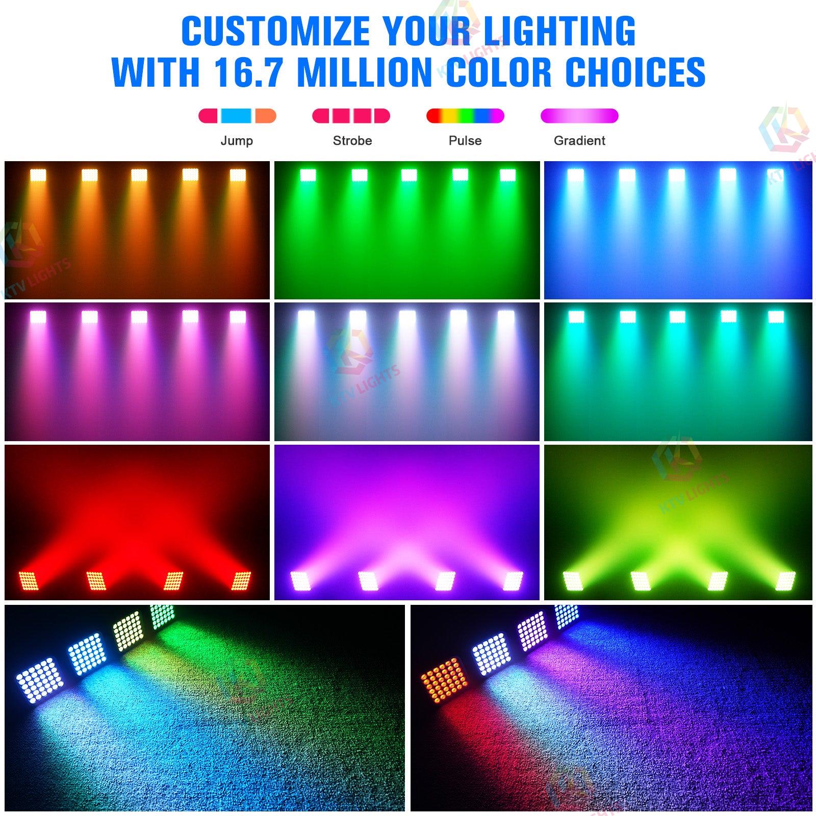 36LED Wireless Battery Light 3in1 Rechargeable RGB Par Light-P47