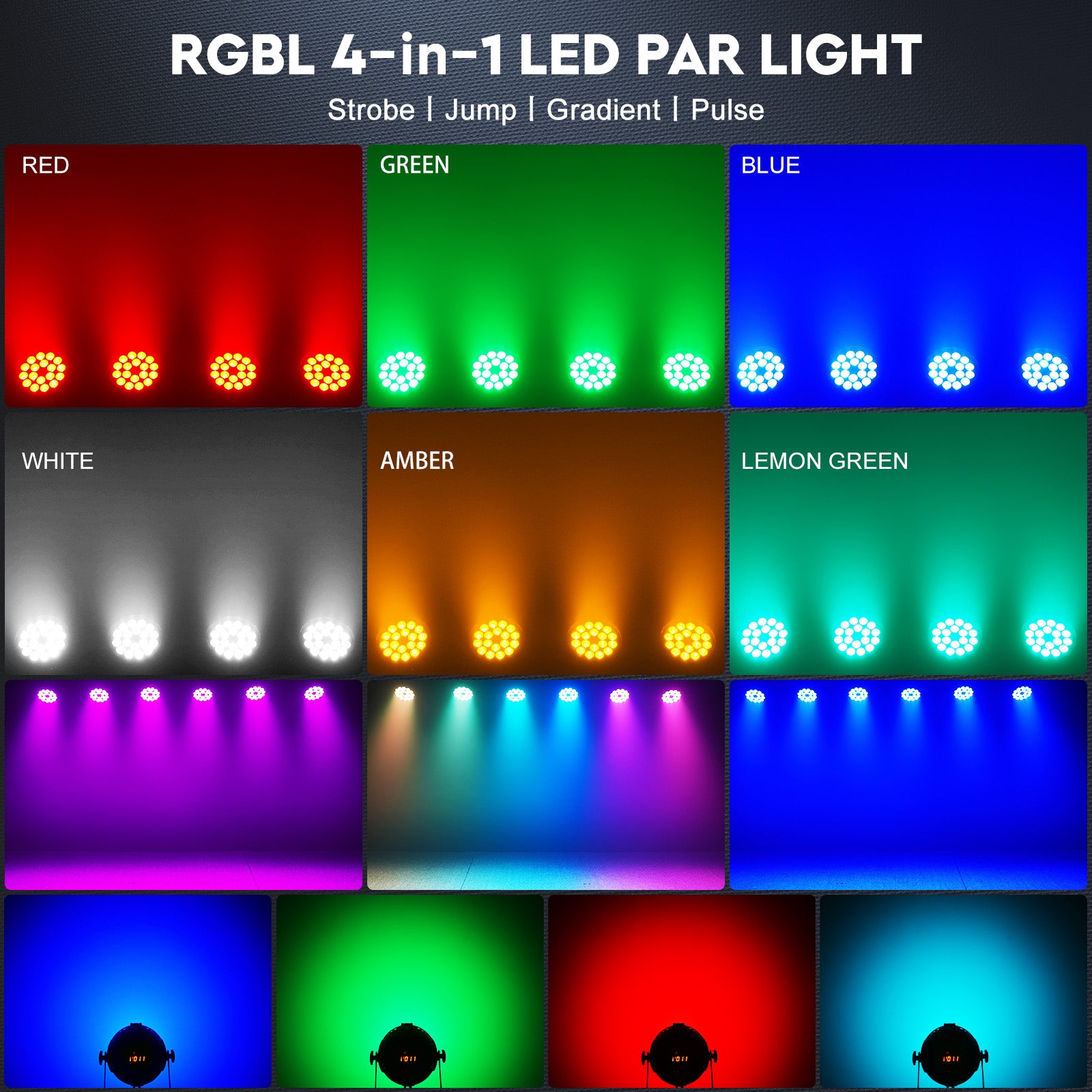 RGBW 18x10W 4in1 LED wash par light-P21