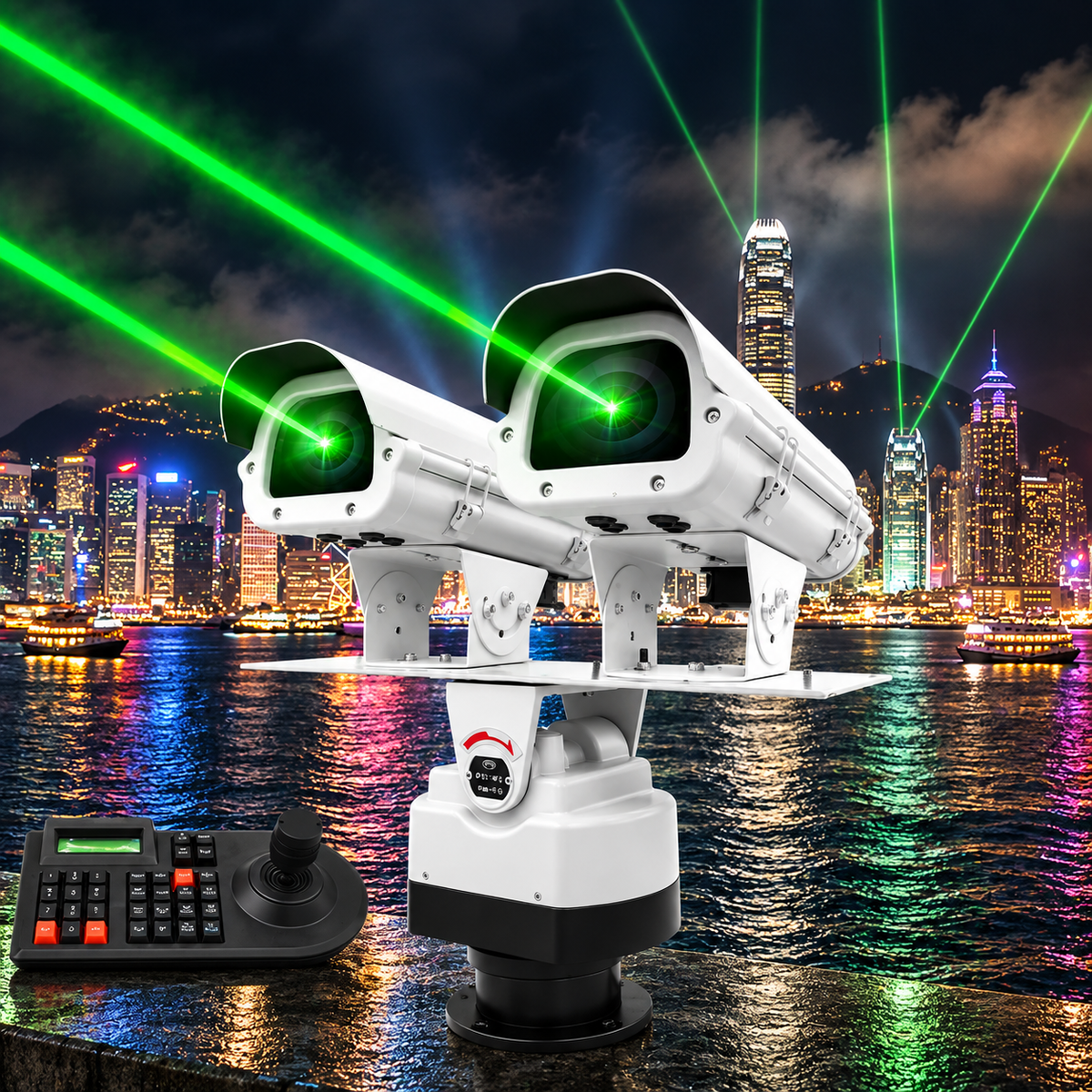 Programmable Dual-Head Landmark Outdoor Laser Light - B24