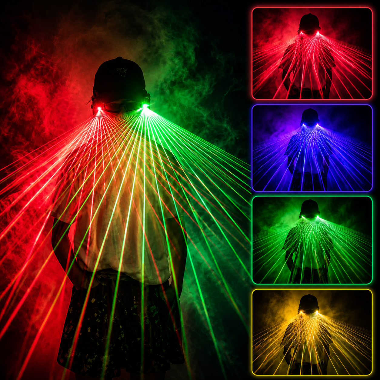 Party Gypsophila Laser Glasses Set-M1