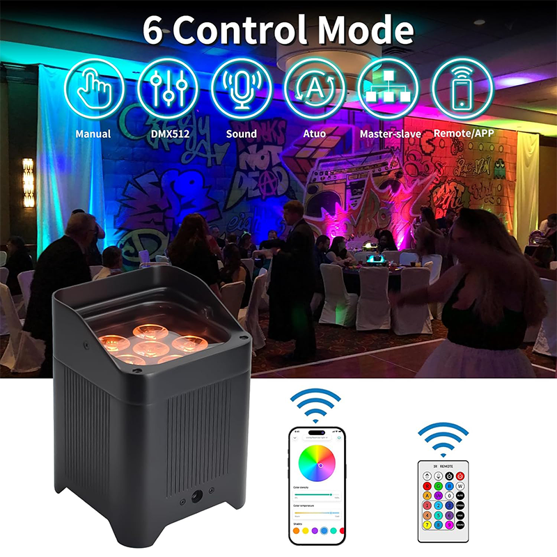 9X18W RGBW+UV APP waterproof par light-P6