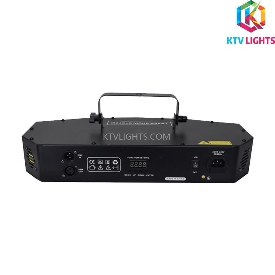 Luz laser de digitalização RGB de 4 furos DMX stage light-B25
