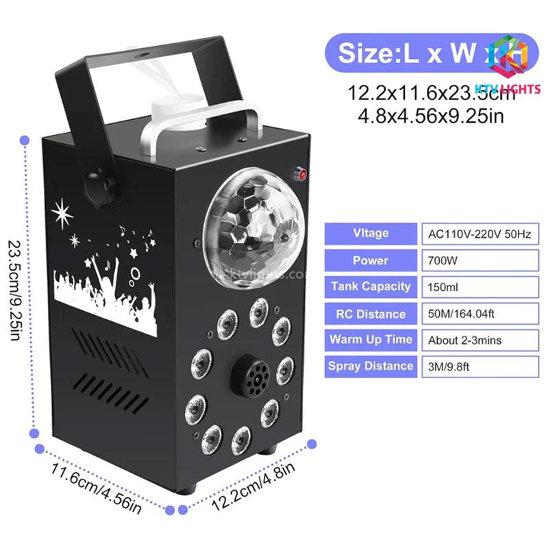 700W 9 LED smoke machine-Y3