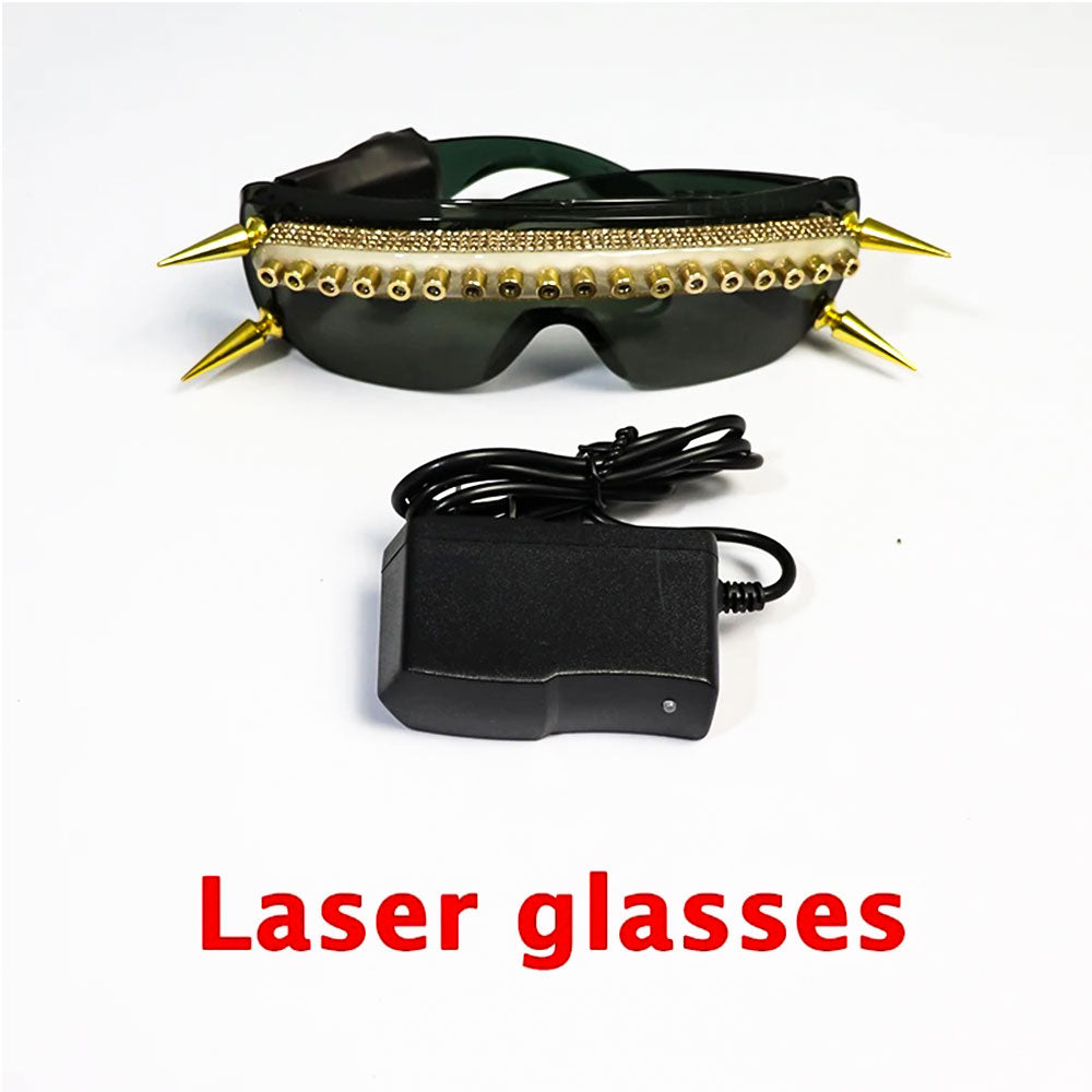 Fashion Red Laser Luminous Lady Bra Sexy Stage Costumes-M2