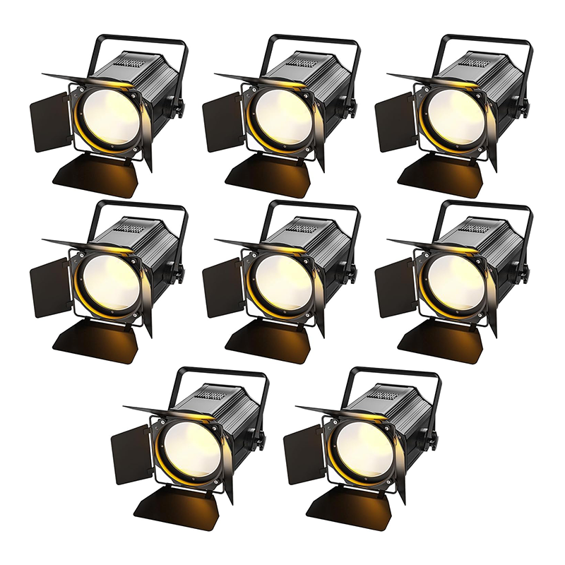 200W dual color COB par light with warm white and cool white-P27