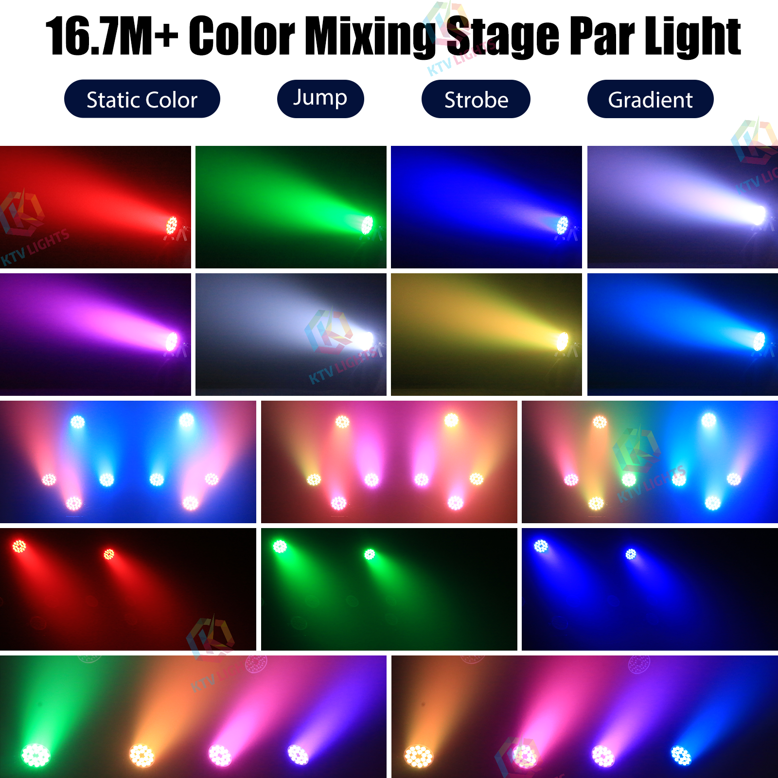 18X8W RGBW 4in1 Par Light-P8