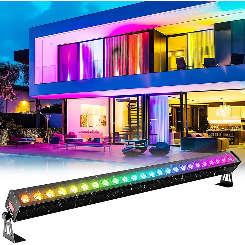 72W IP65 24LEDs RGB Waterproof Wall Washer Light-X14