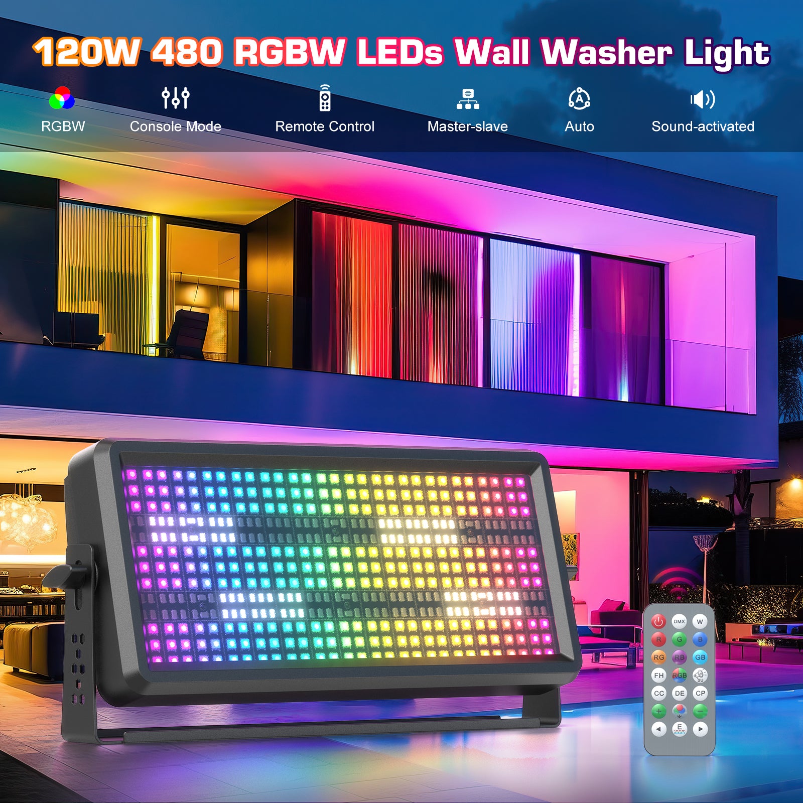 120W RGBW LED Wall Washer-X4