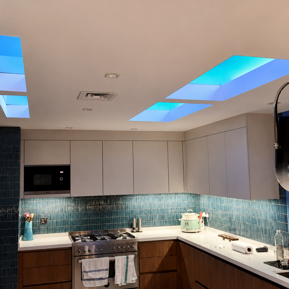 KTVLIGHTS Smart WiFi LED Artificial Skylight Ceiling Lamp