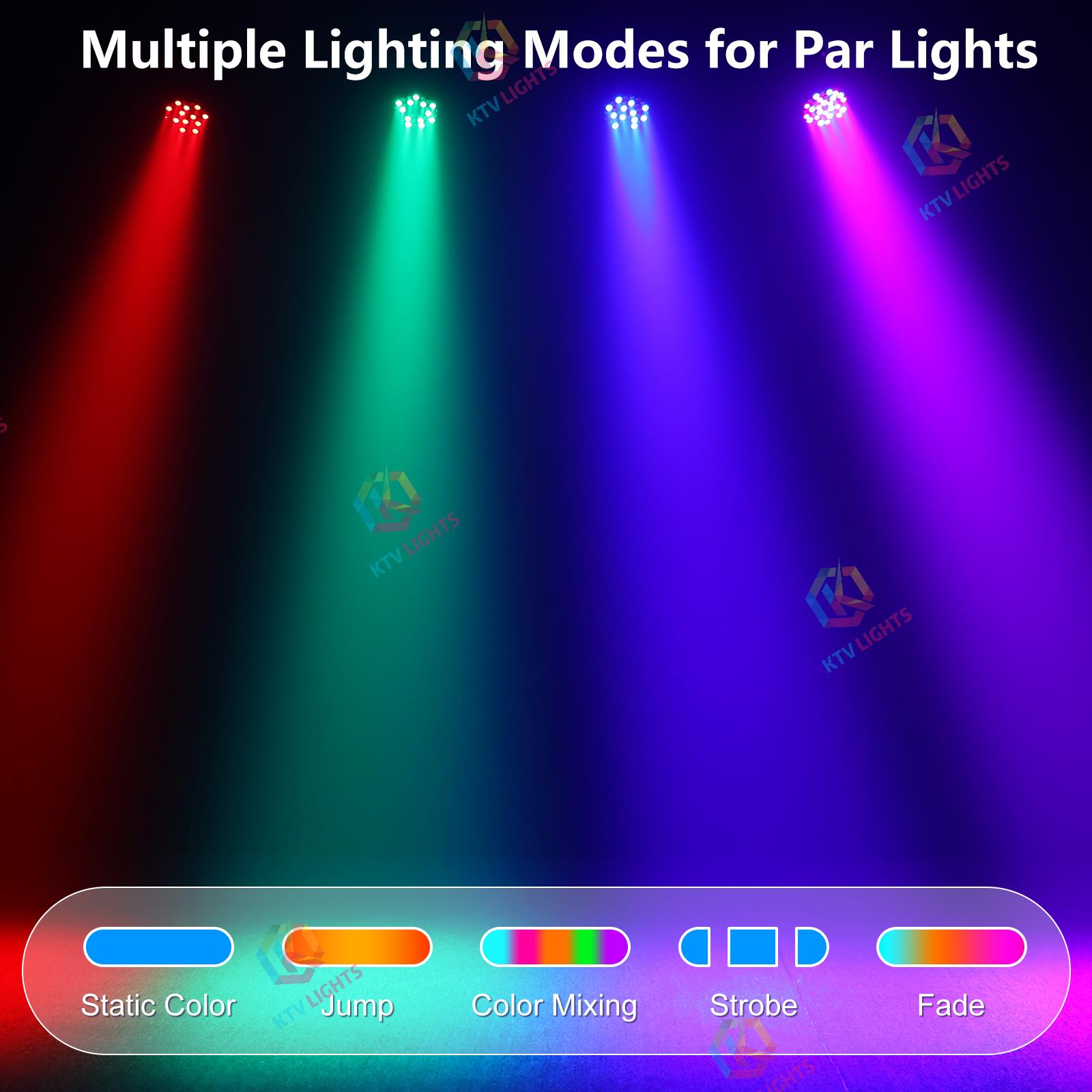 36 LED RGB Par Light DMX Stage Light-P58