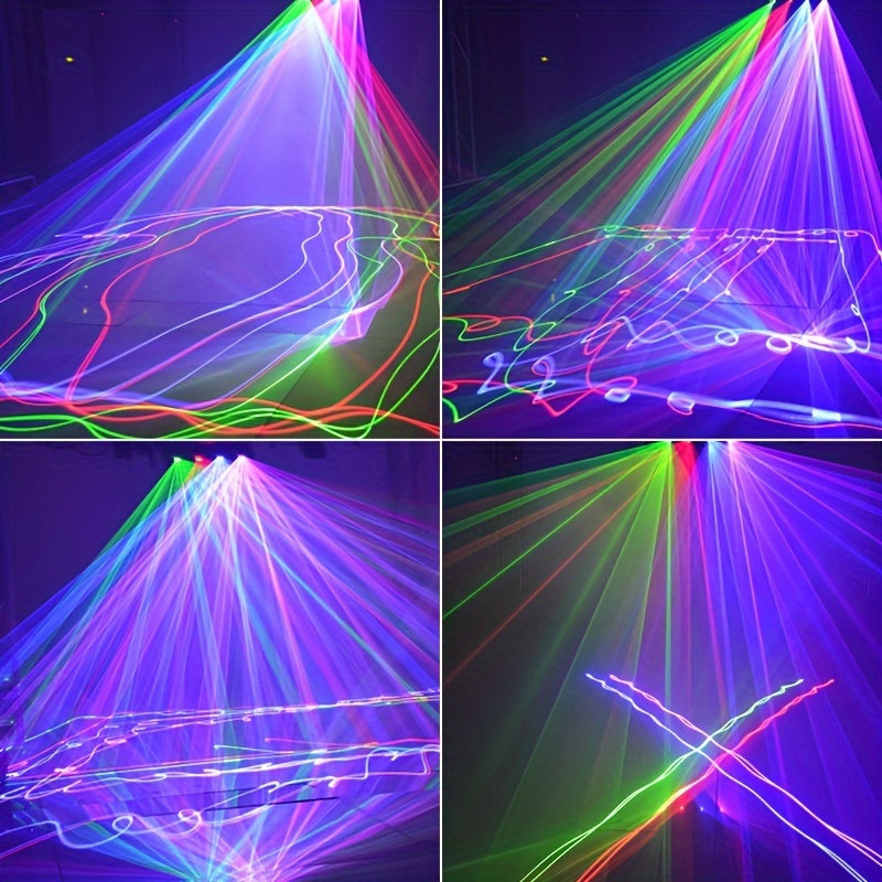 Four-hole full-color line scanning laser light-B18