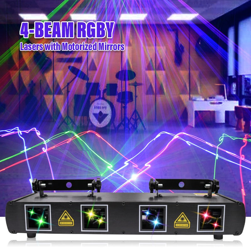 Four-hole full-color line scanning laser light-B18