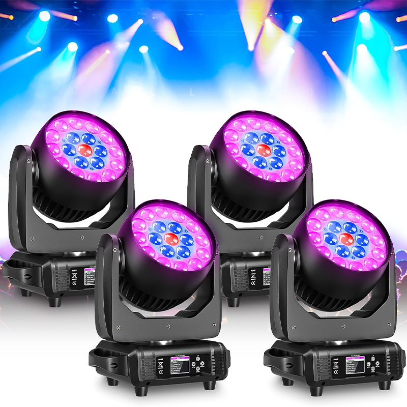 285w RGBW stage light 19 LED moving head light-E54
