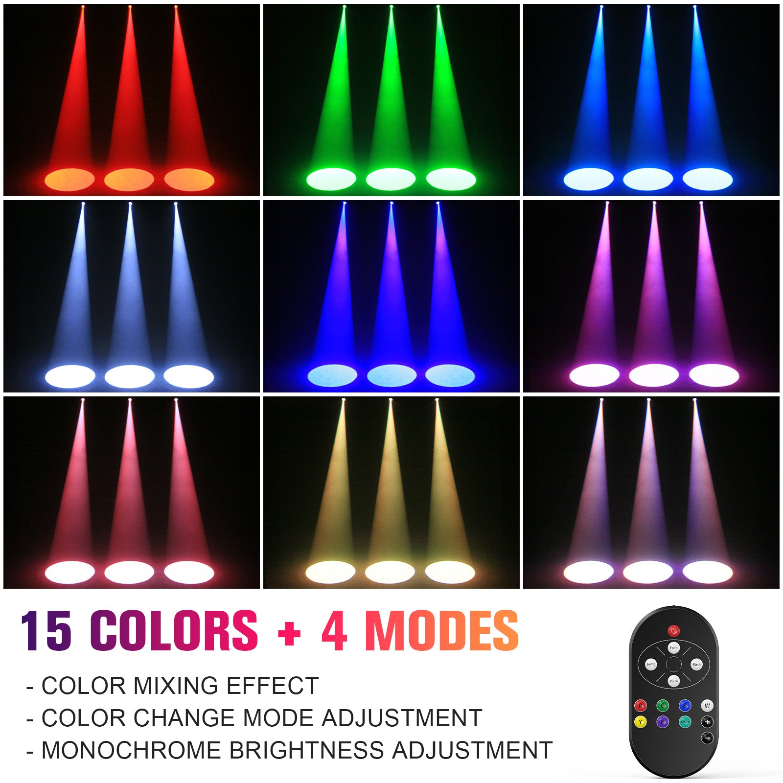 20w RGBW LED spotlight-J4