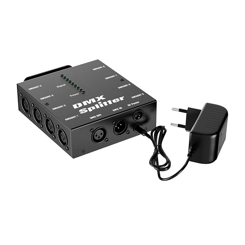 8-Way Isolated DMX512 Splitter Amplifier