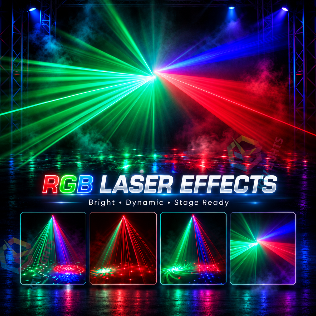 KTVLIGHTS 36W/48W Mini Moving Head Beam Light DMX512 Remote-E101