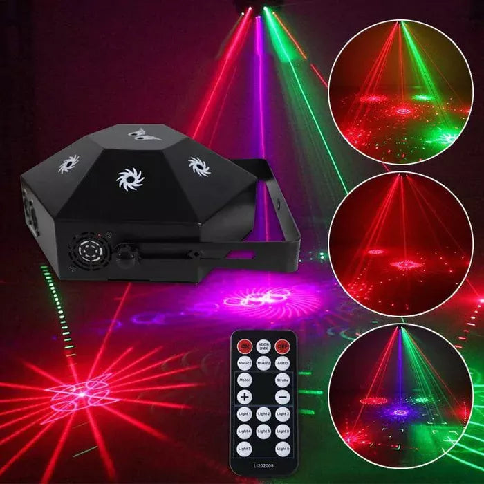 8-hole 3-in-1 RGB scanning laser light-MJ