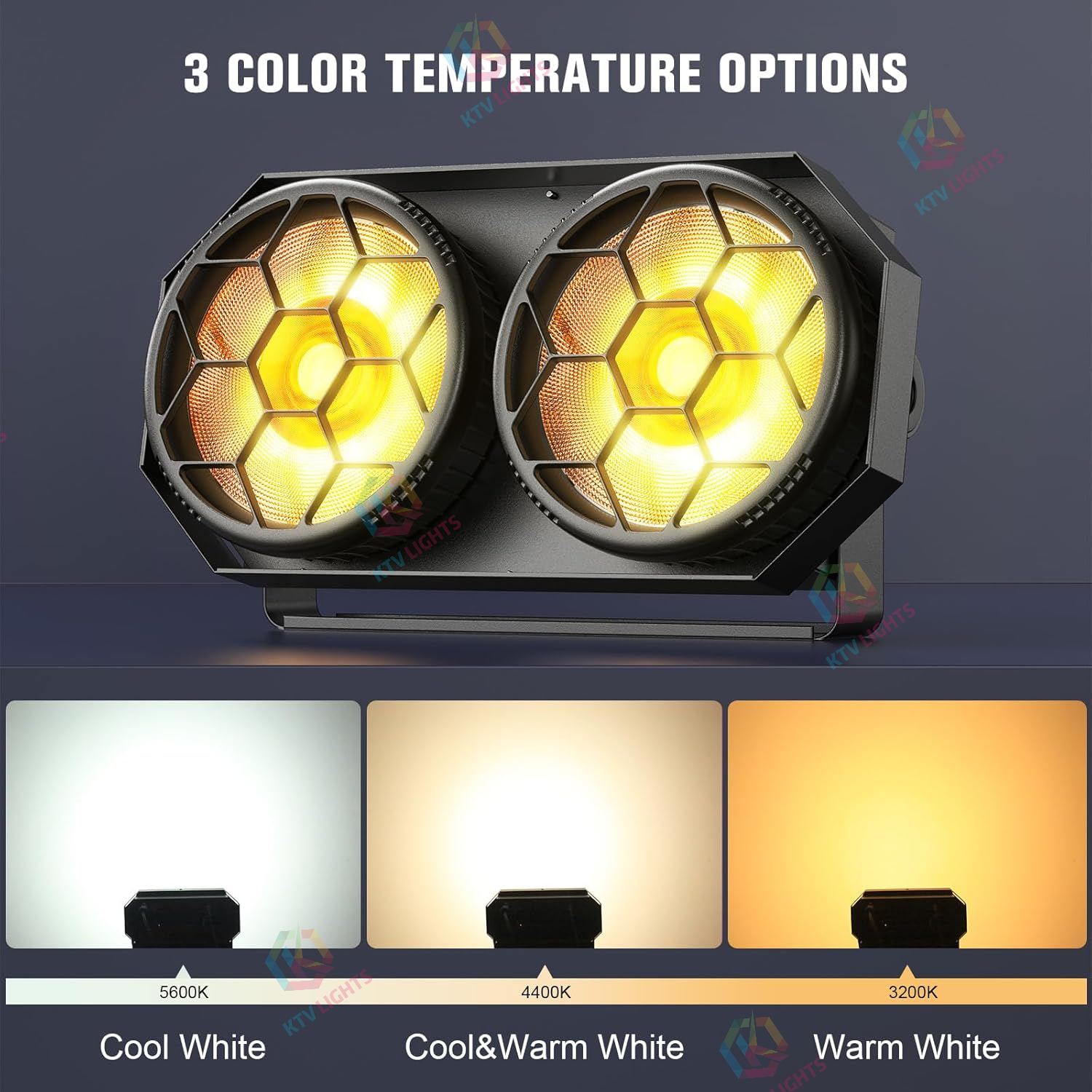 2x100W RGB LED COB PAR LED Flashing Lights - P65