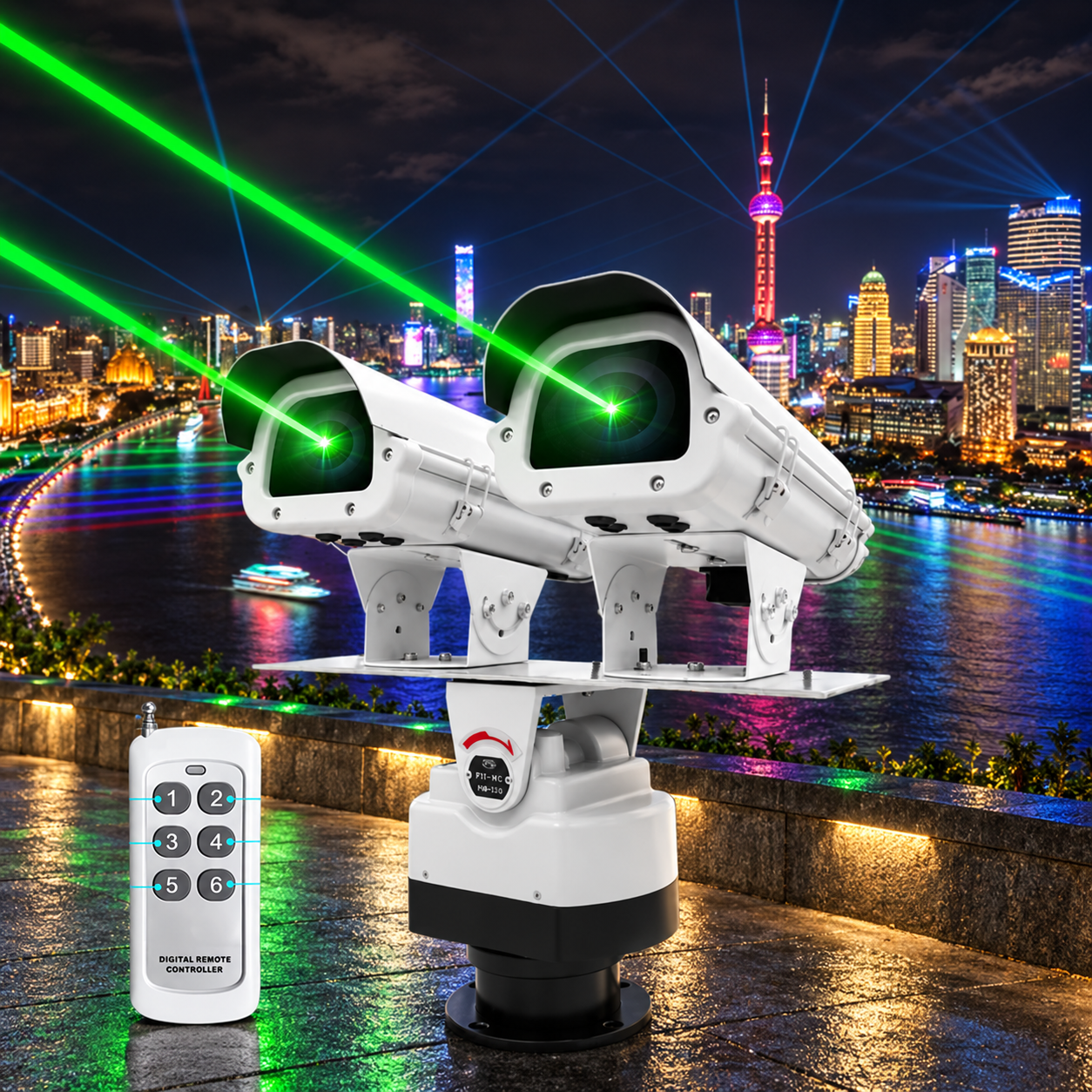 Programmable Dual-Head Landmark Outdoor Laser Light - B27