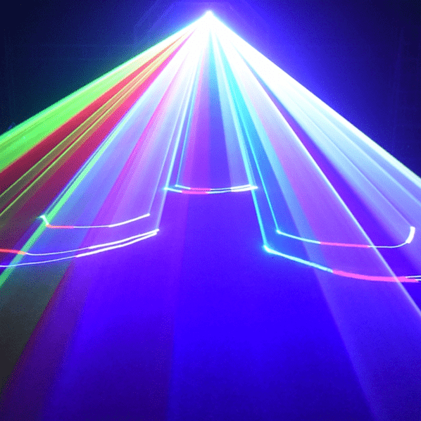3W ILDA Beam Scanning Laser Light DMX Stage Light - Ktvlights