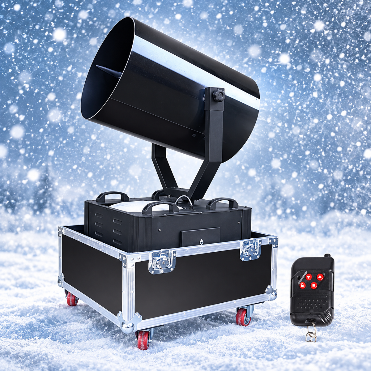 KTVLIGHTS 4000W Moving Head Snow Machine for Stage & Wedding-H8