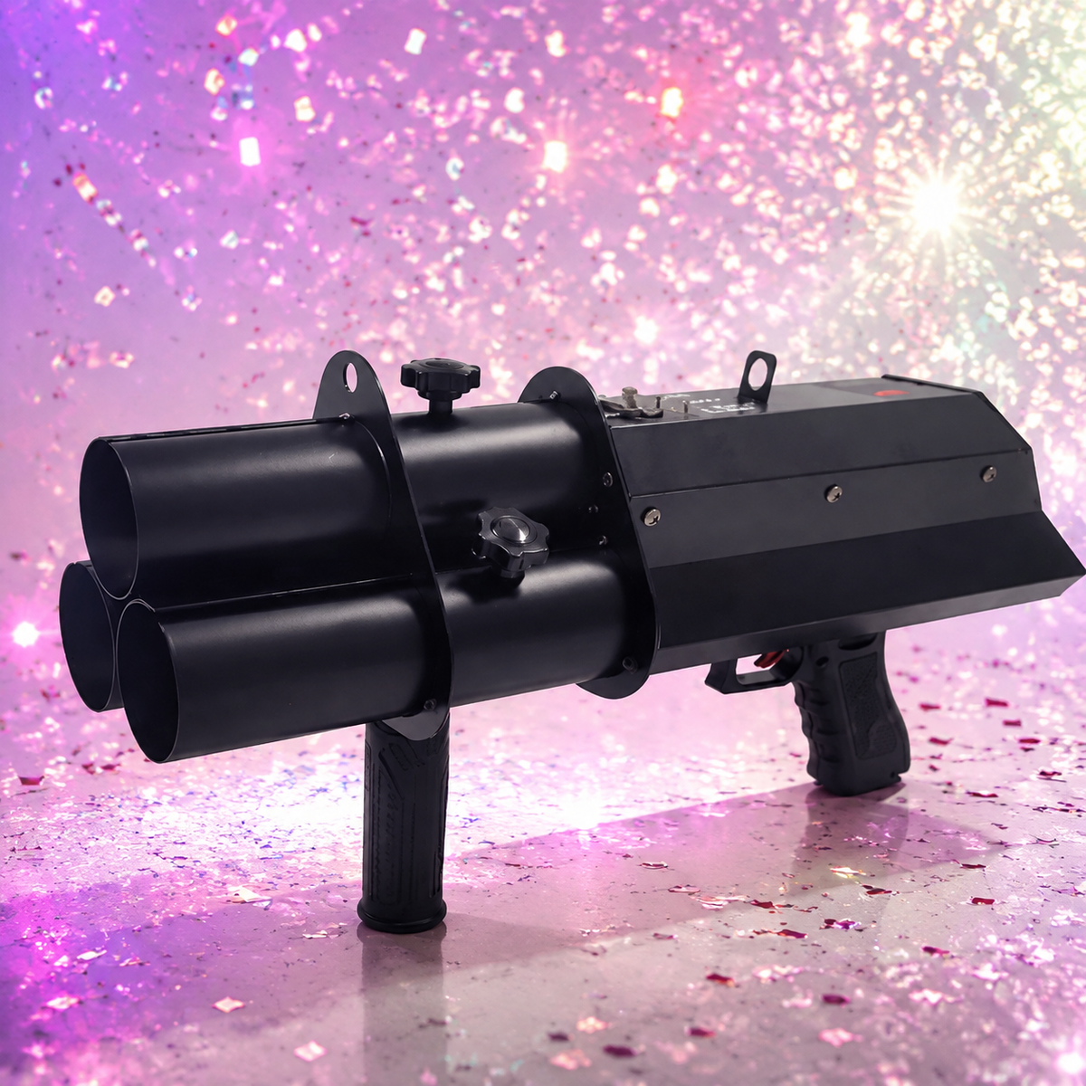 KTVLIGHTS 4-Head Electronic Confetti Launcher for Events-H11