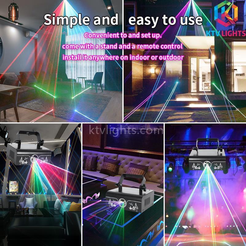 Luce laser animata RGB-2a generazione-A1
