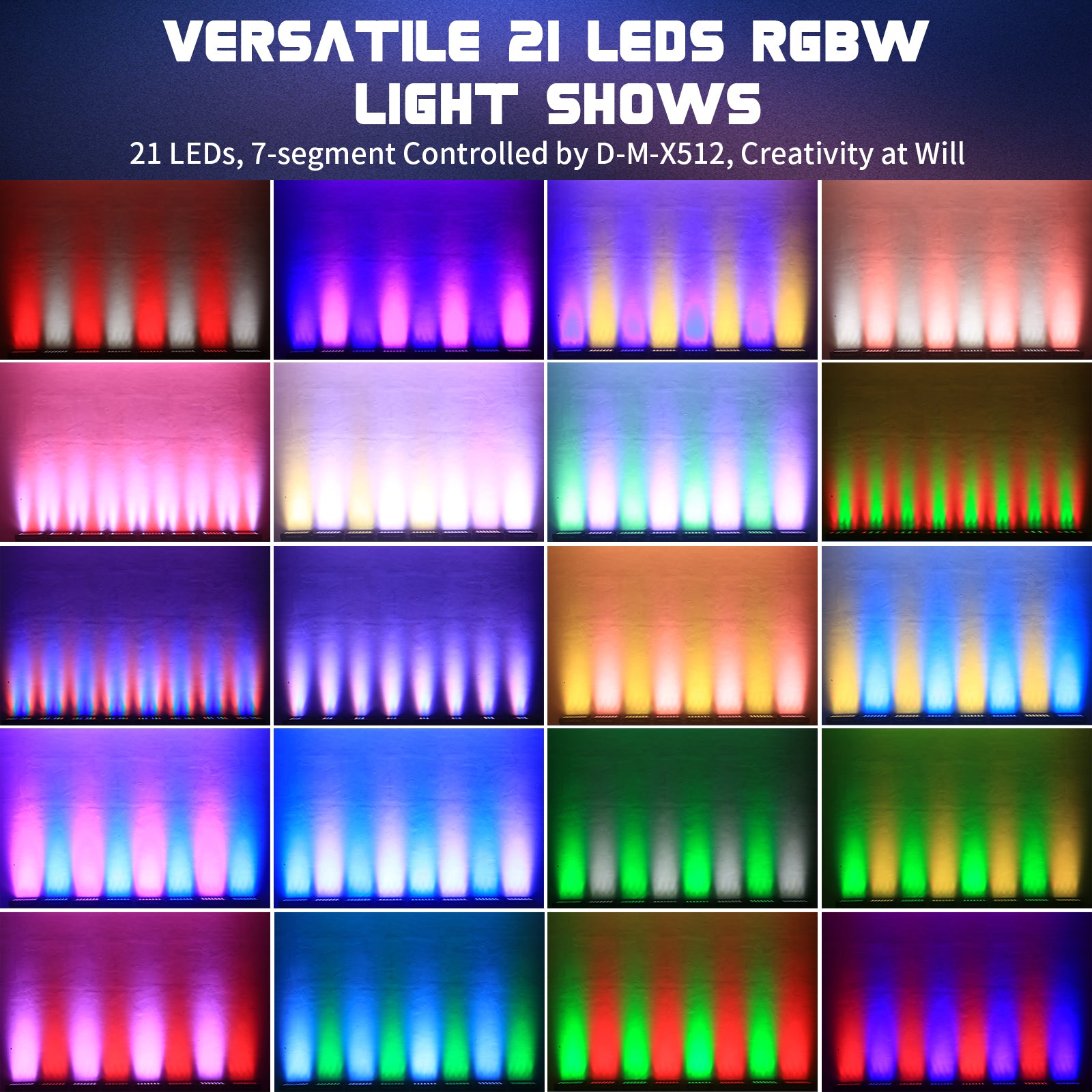 250W RGBW 4-in-1 Matrix Floodlight - X2